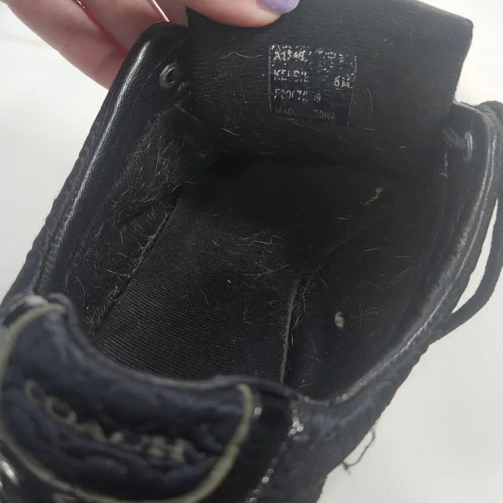 Coach ‘Kelbie’ black sneakers, suede 8
